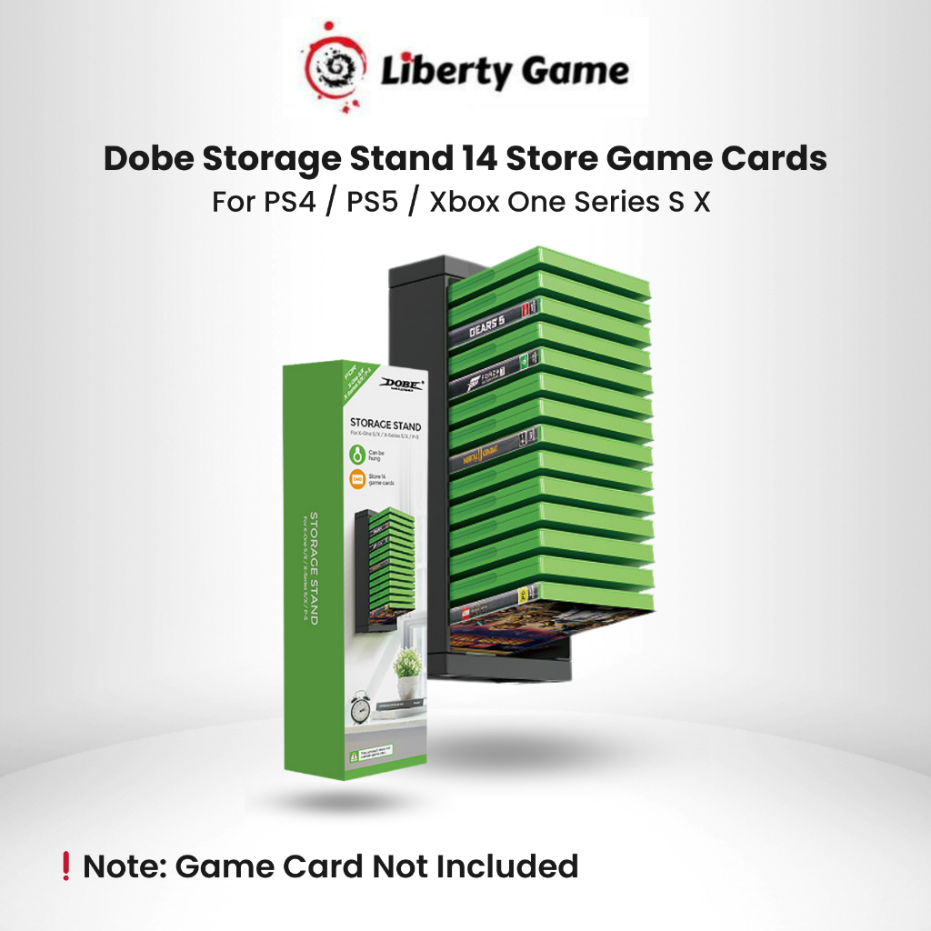 Dobe Storage Stand 14 Store Game Cards / Rak Kaset for PS5 PS4 Xbox One Series S X | TYX-0659