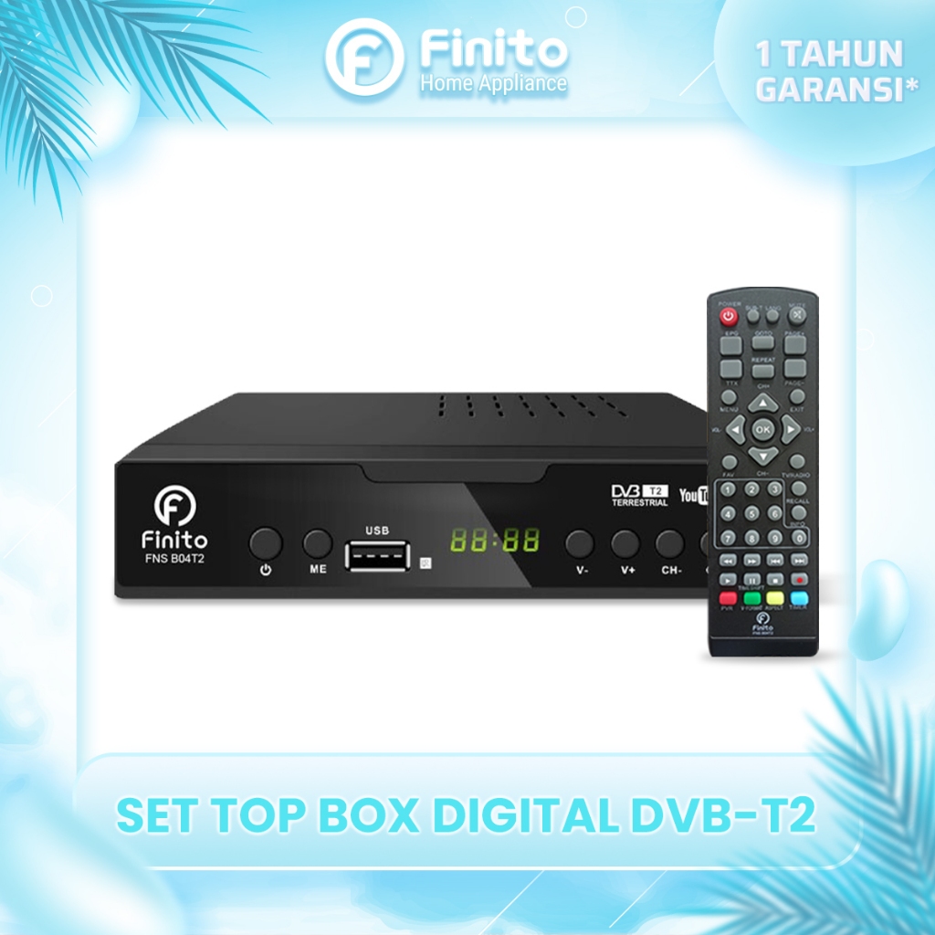 FINITO Set Top Box Digital Full HD Untuk TV Tabung dan LED