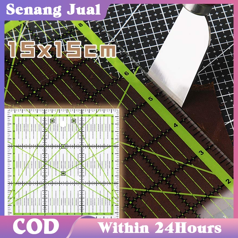 Pemotongan Kain Penggaris Penggaris Quilting Penggaris Pola Baju