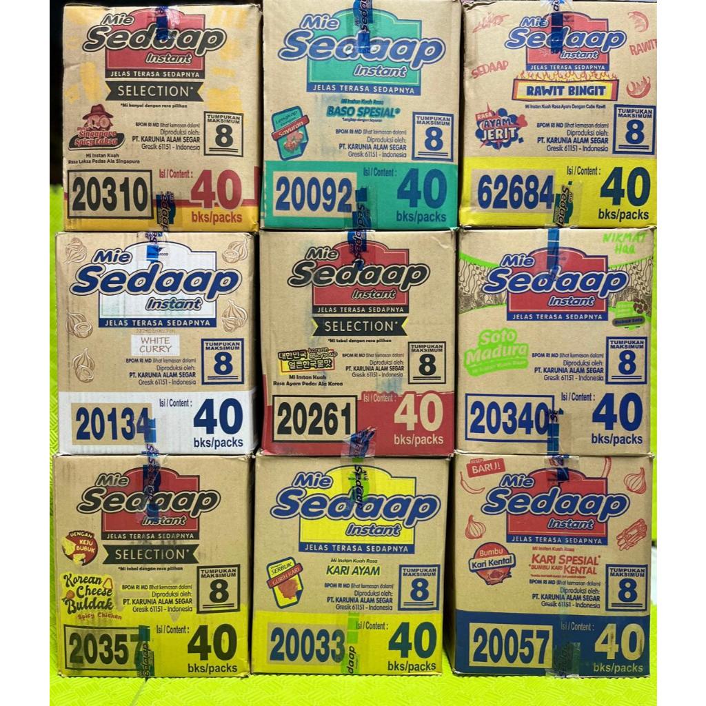 

Sedaap Mie Kuah All Variant karton ( 40pcs)
