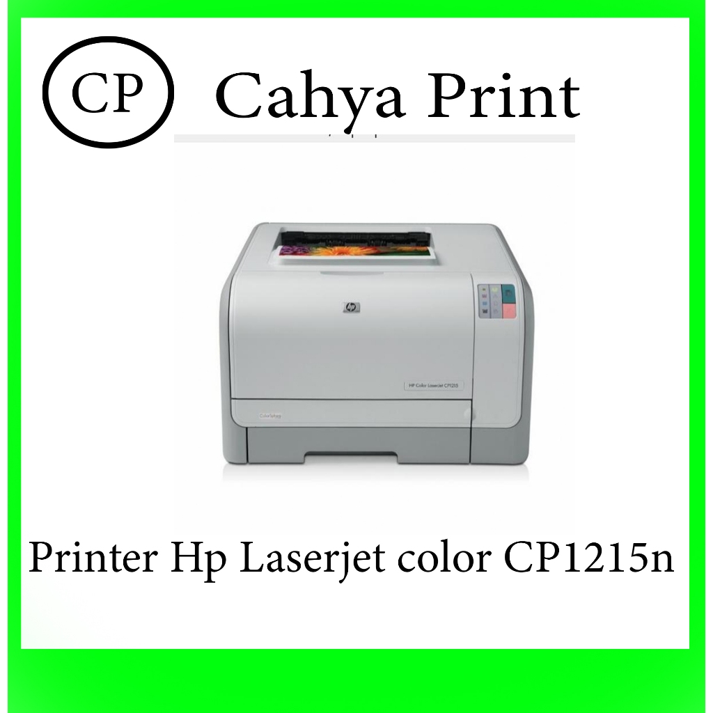 PRINTER HP COLOR LASERJET CP1215 CP1215N siap pakai