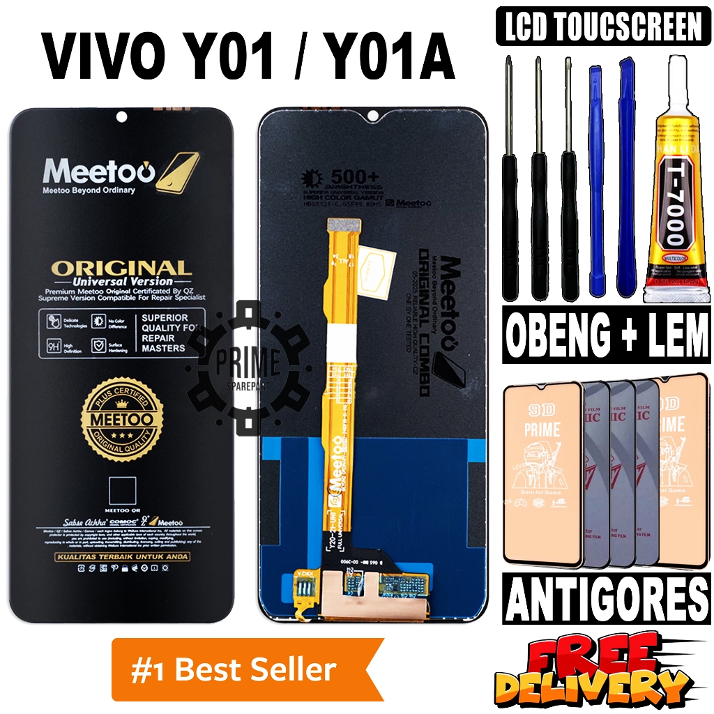 LCD VIVO Y01 / Y01A ORIGINAL OEM LCD TOUCHSCREEN VIVO Y01 / Y01A FULLSET
