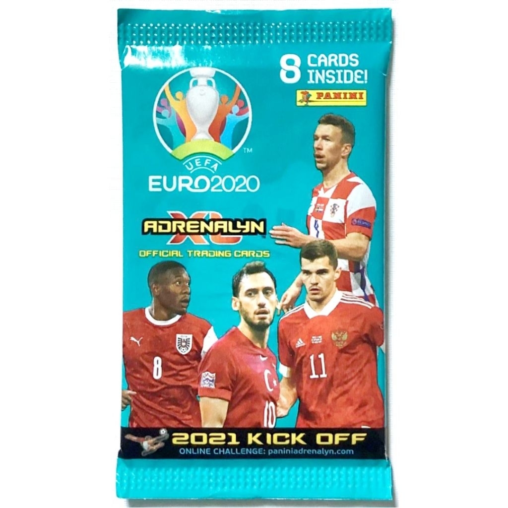 2020 Panini UEFA Euro Adrenalyn XL Official Trading Cards Booster Packet/Pack (8 Cards)