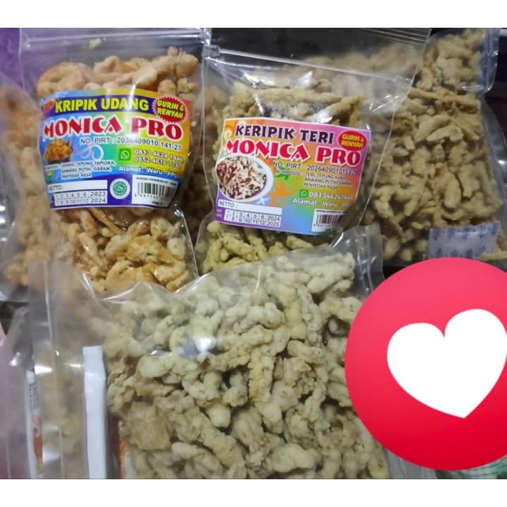 

keripik teri Monica Pro