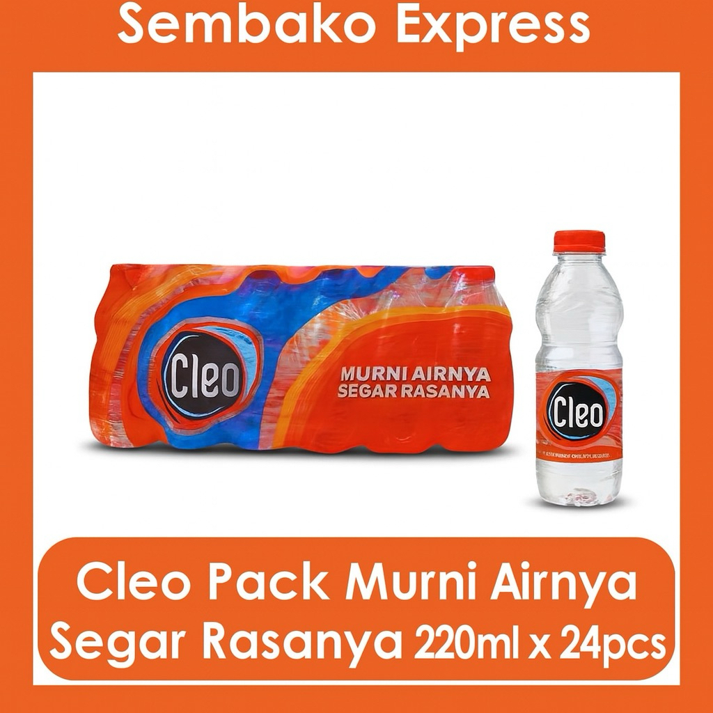 

Cleo Air Mineral 220ml x 24 Botol – Kesegaran Murni Setiap Hari