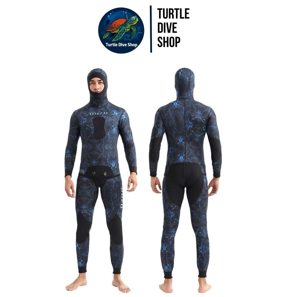 Wetsuit OUZO 3MM Neoprene spearfishing baju selam wetsuit diving baju selam wetsuit spearfishing wet