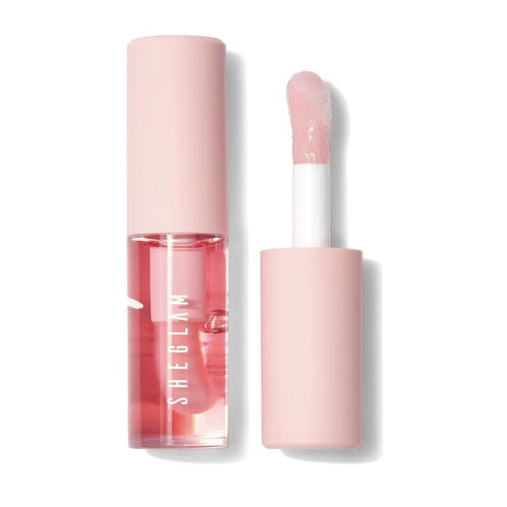 lipstik she glam oil warna pink tahan lama