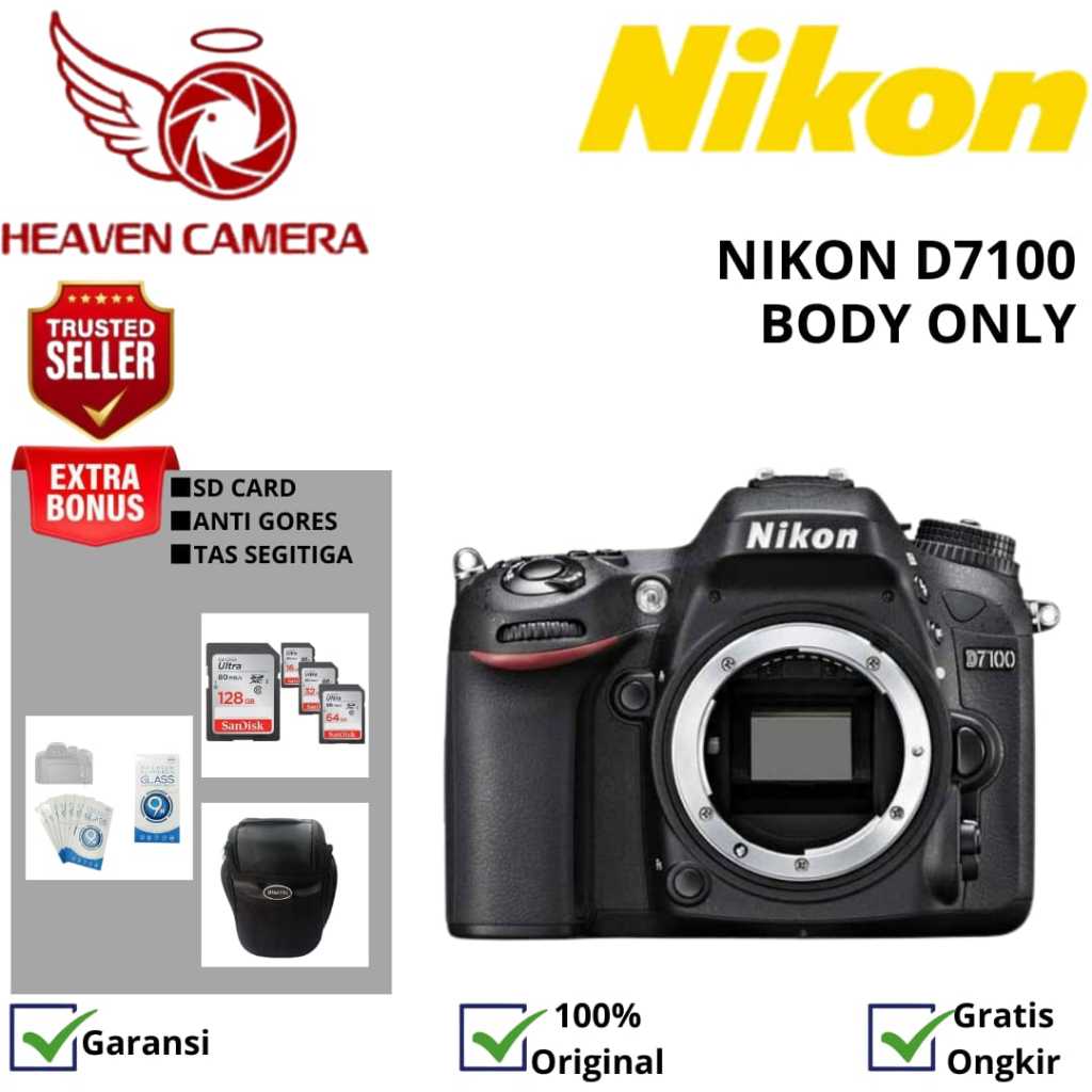 NIKON D7100 BODY ONLY / NIKON D7100 BODY / KAMERA NIKON D7100 BODY ONLY