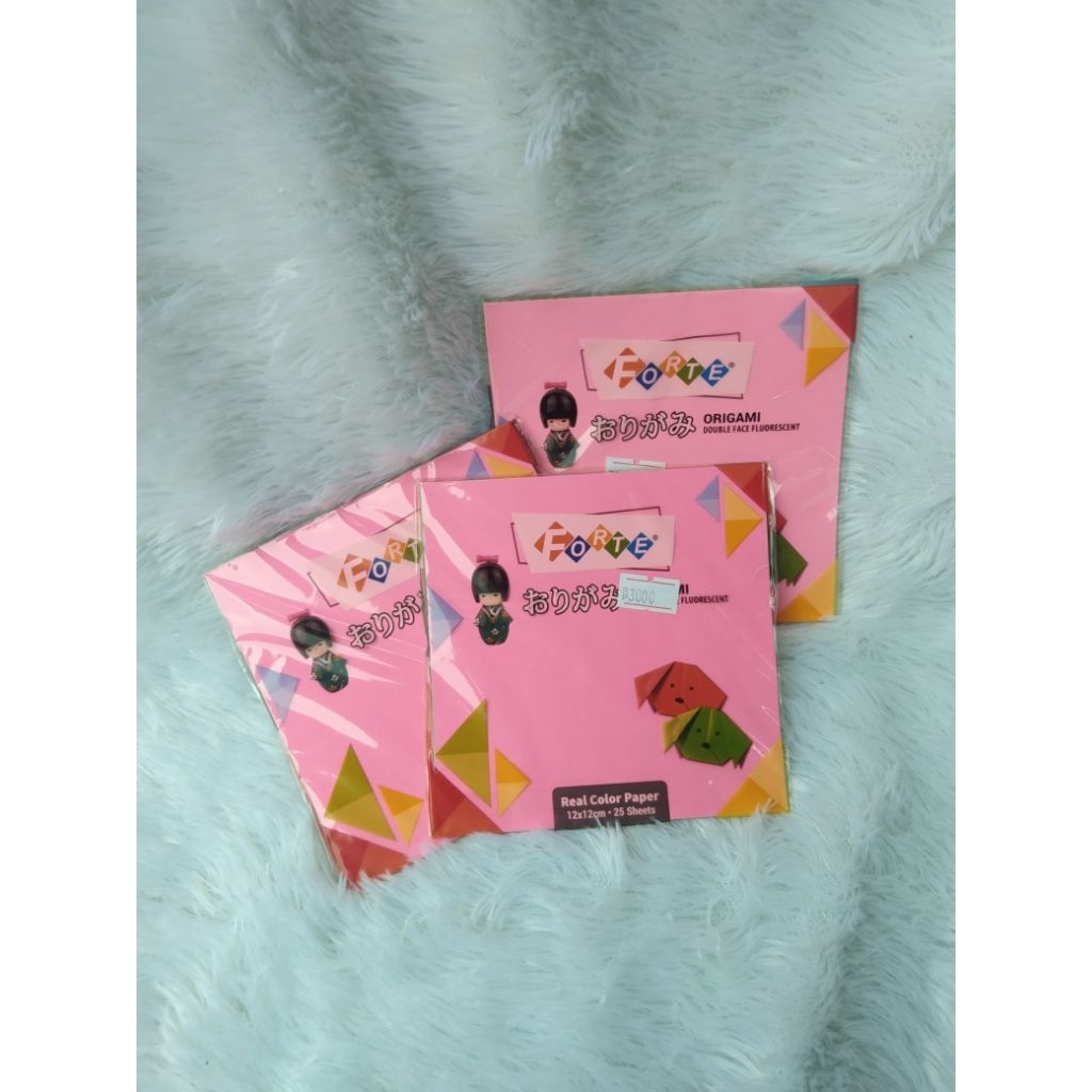

Kertas Origami FORTE 12x12cm – Isi 25 Lembar | Alat Tulis Sekolah | Murah