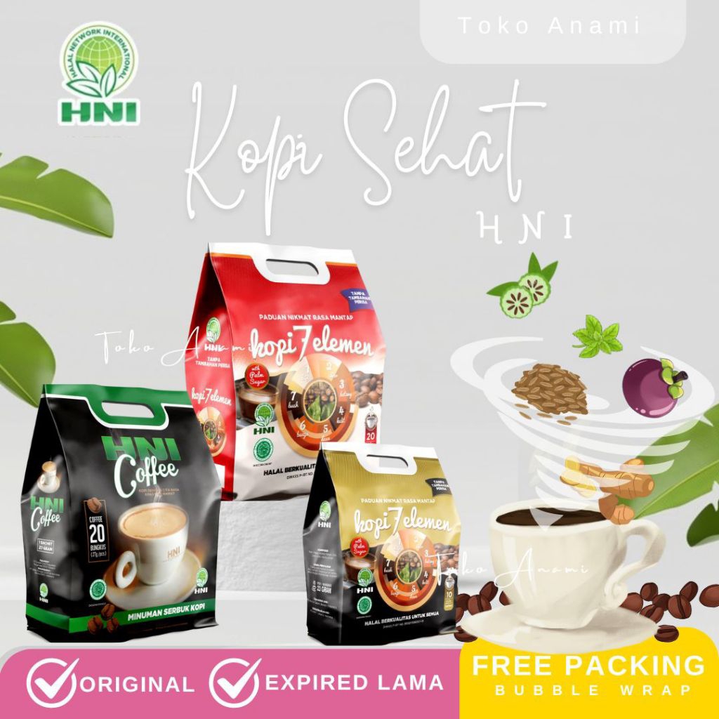 

Kopi Herbal Sevel 7 Elemen Hni Coffee Menjaga Stamina Tubuh