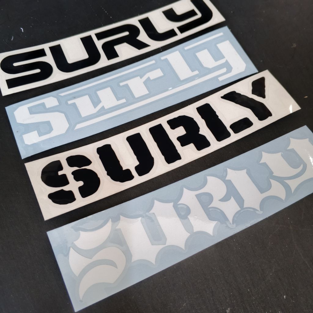 Cutting sticker stiker sepeda road bike fixed bike new surly downtube vinyl