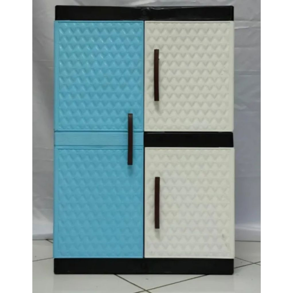 lemari plastik 2 susun