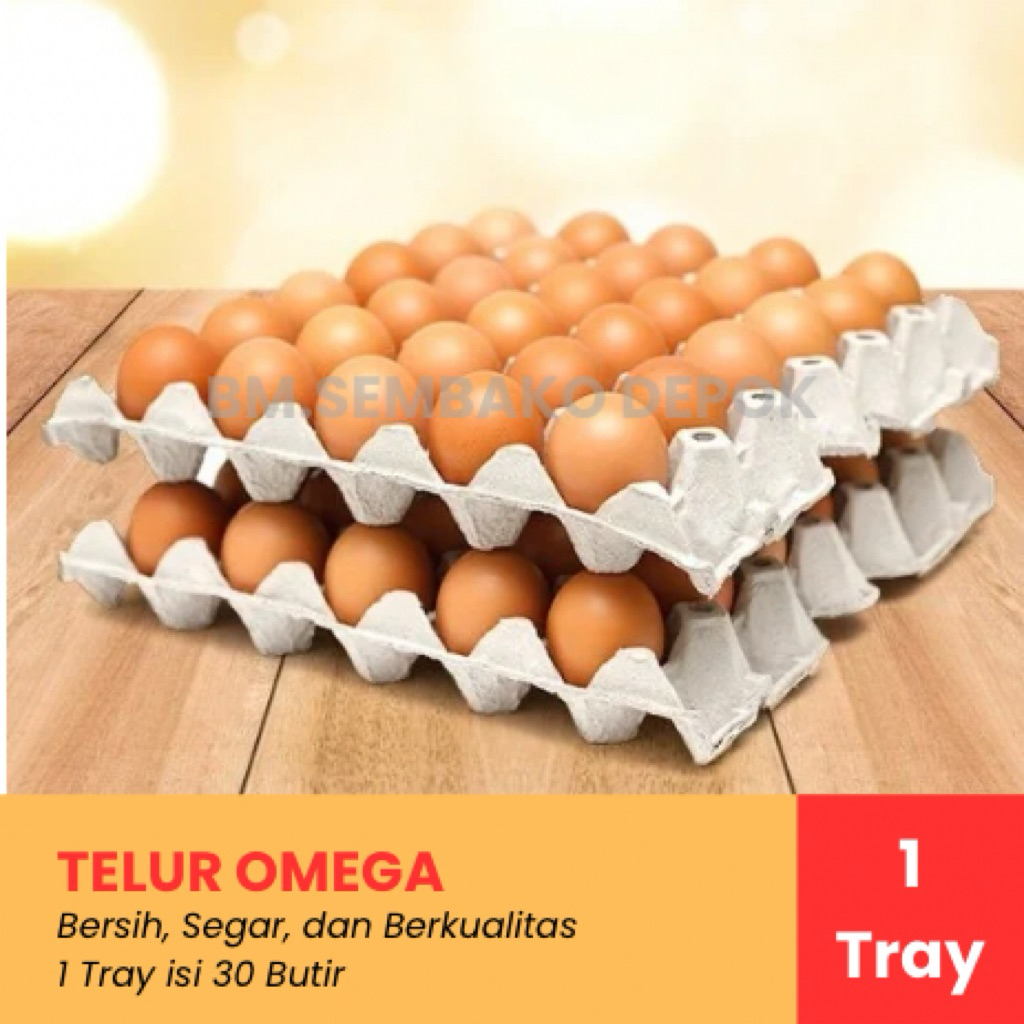 

Telur Omega Segar & Berkualitas 1 Tray / Telur Omega 1 Tray / Telur Omega Depok / Agen Telur Depok