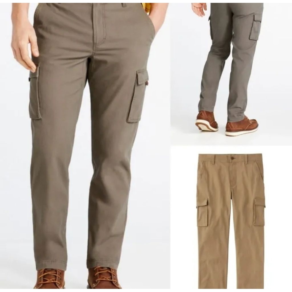 Celana L.L.BeanFlex Canvas Cargo Pants Celana LLBean Celana LL Bean Classic Fit