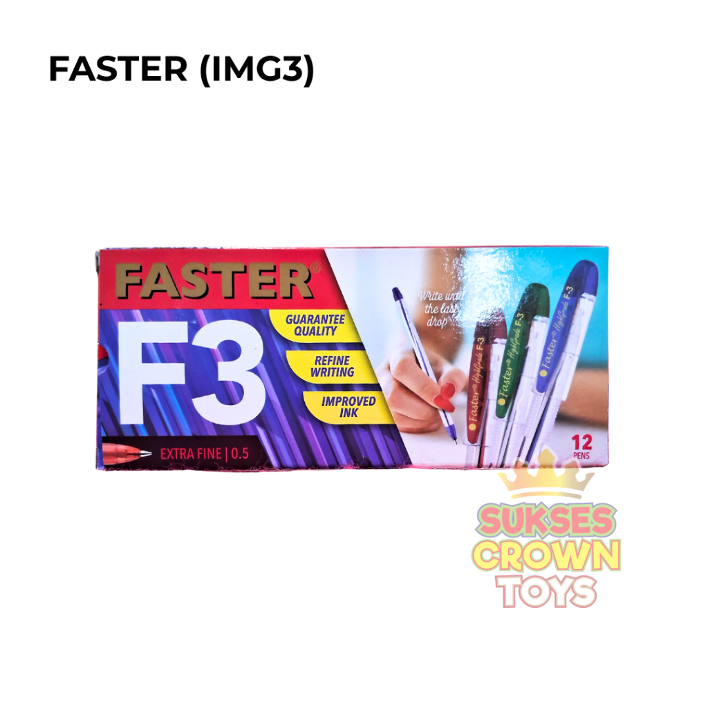

Pulpen Faster F3 0.5 mm