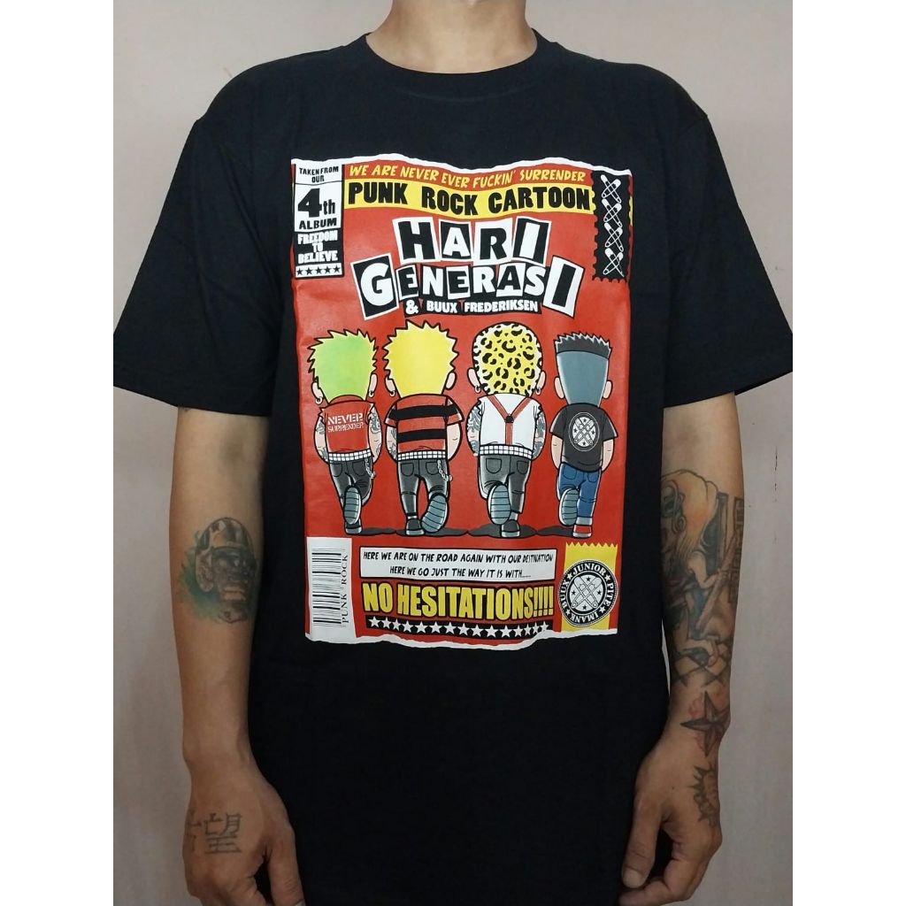 KAOS BAND HARI GENERASI "NO HESITATIONS"