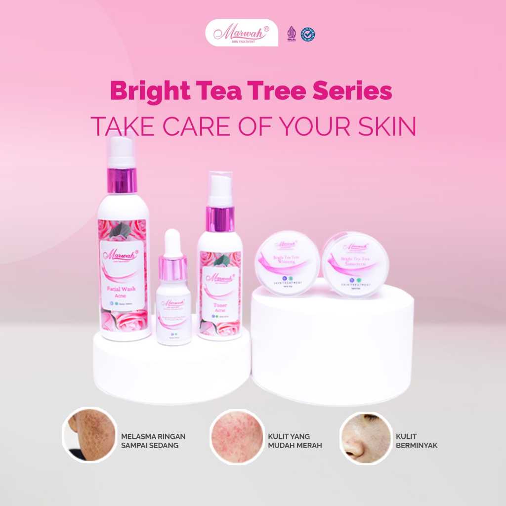 Marwah Skincare All Variant | Mencerahkan Mengatasi Jerawat Flek Hitam Diamond Bright Acne Aging