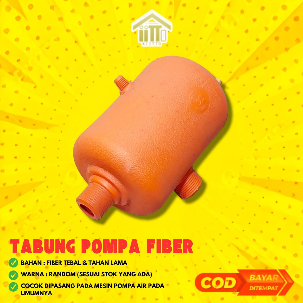 TABUNG OTOMATIS POMPA AIR PVC ORANGE / TABUNG POMPA AIR PVC TEBAL / TABUNG TANGKI OTOMATIS PVC ORANG