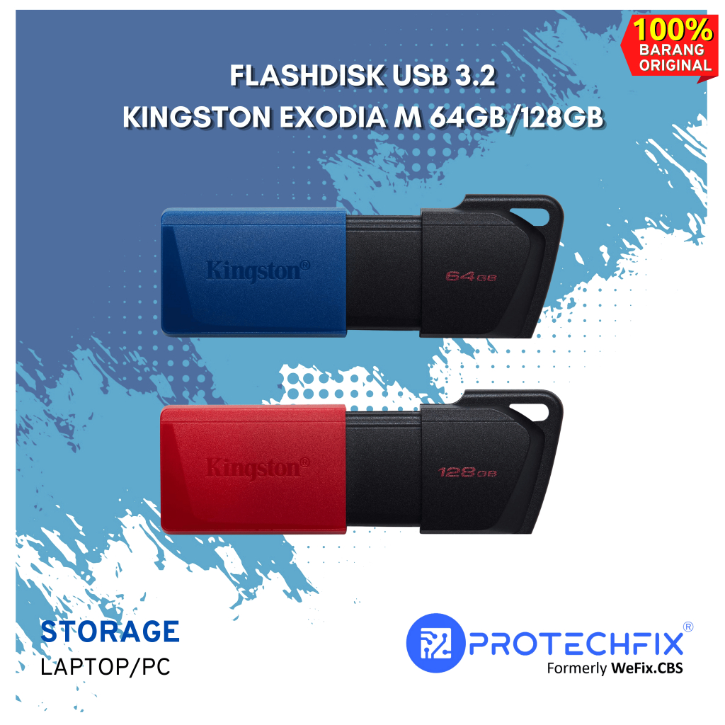 Flashdisk Kingston EXODIA M 64GB 128GB USB 3.2
