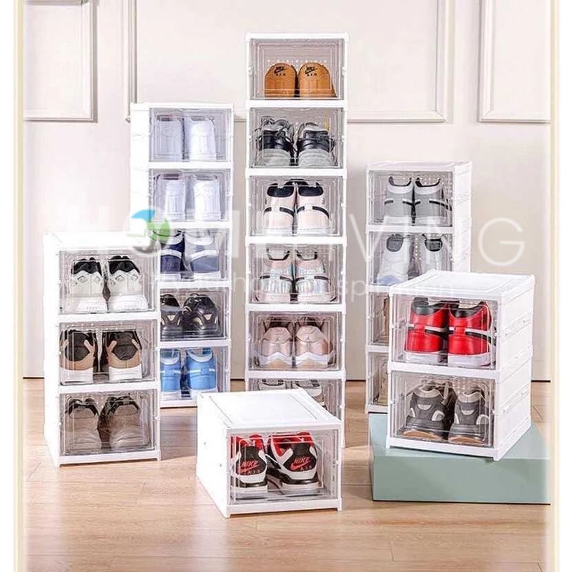 HOMELIVING - RAK SEPATU LIPAT - RAK LIPAT MULTIFUNGSI - LEMARI LIPAT SERBAGUNA