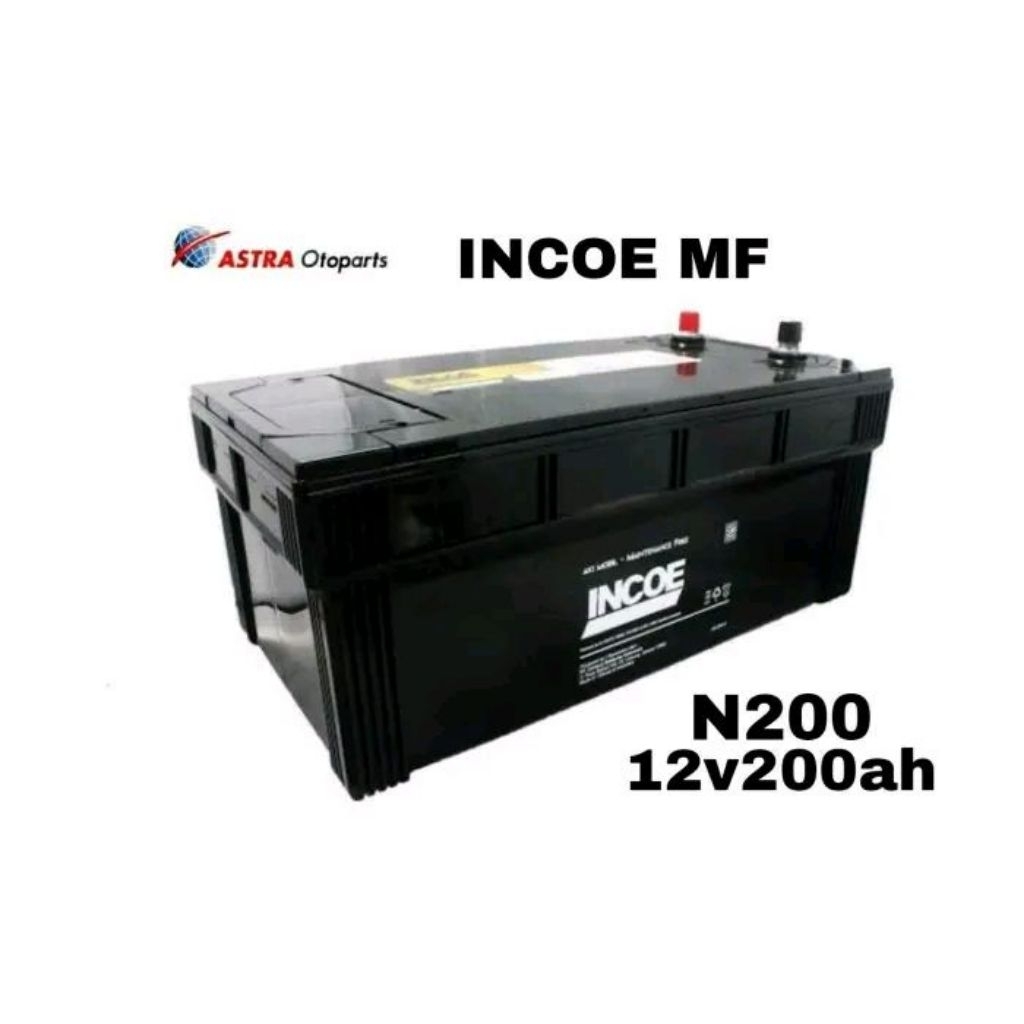 Aki INCOE MF N200 12V - 200Ah (Genset, Kapal, Alat Berat) Aki Kering