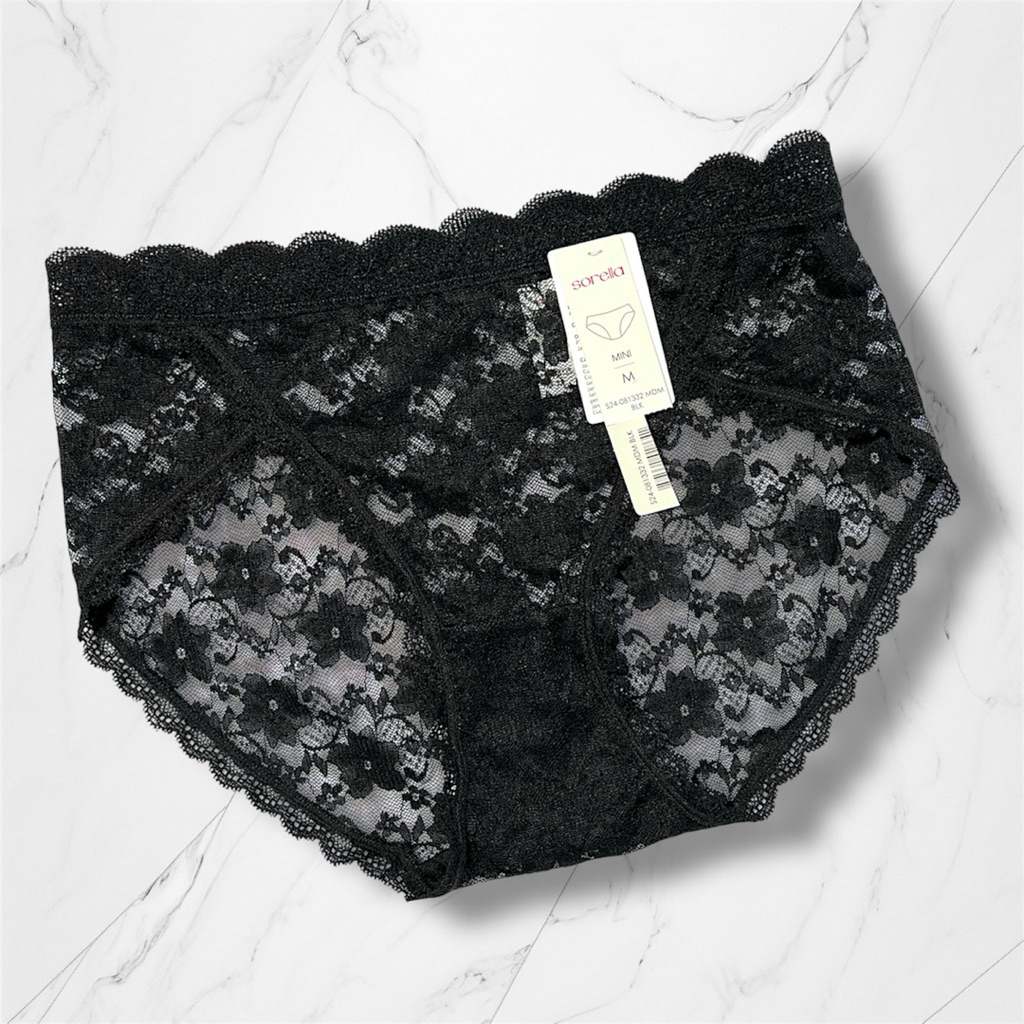 Celana Dalam Brokat Wanita Sorella 081332 | Cutting Mini | Ukuran M