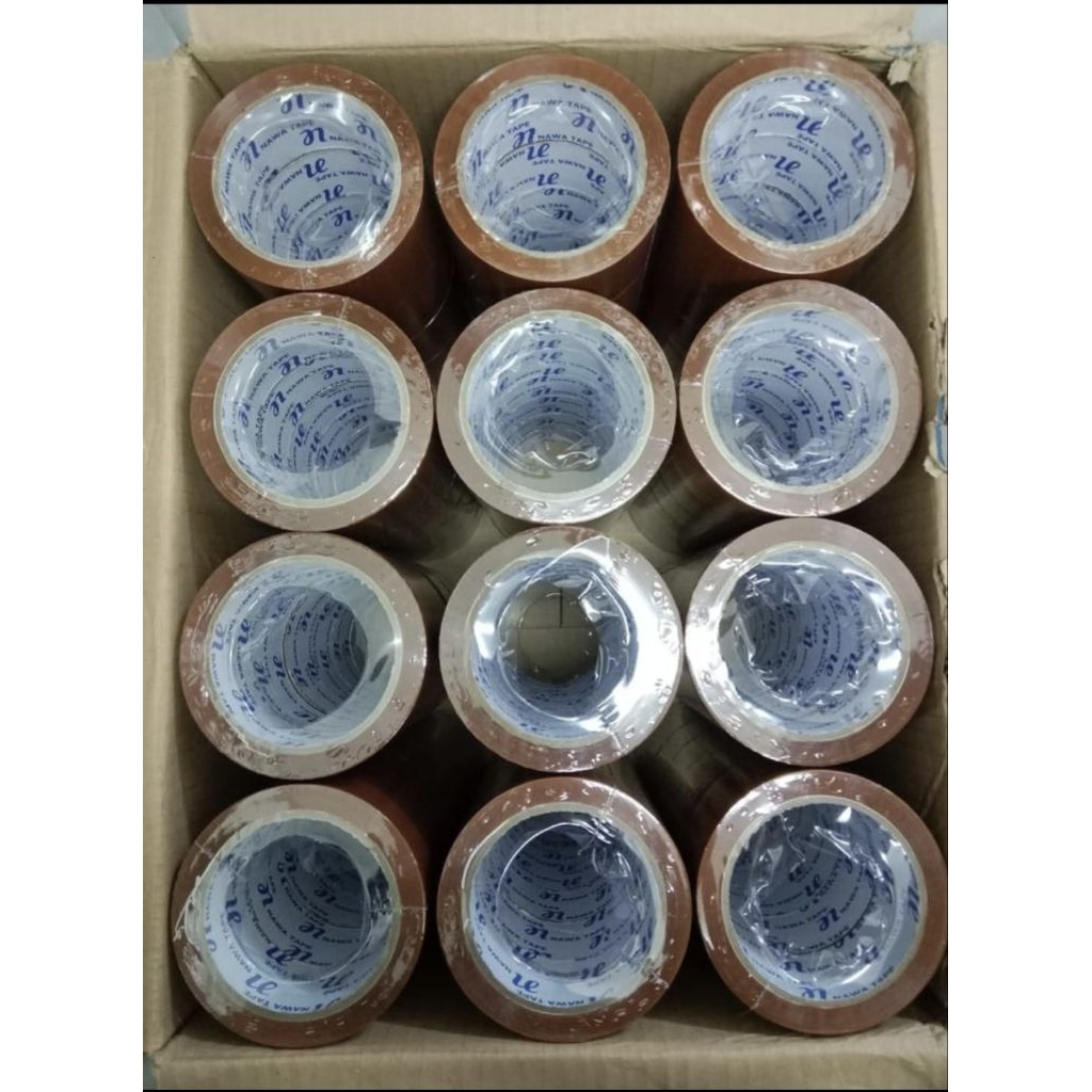 

LAKBAN BENING NAWA TAPE 45MM ISI 6 ROLL 100 YARD