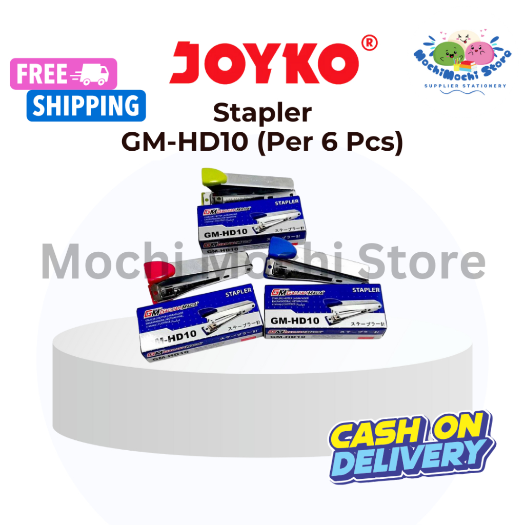 

PER 6 PCS Stapler GM HD-10 | Stapler | Stepler Jepretan GM | GM-HD10