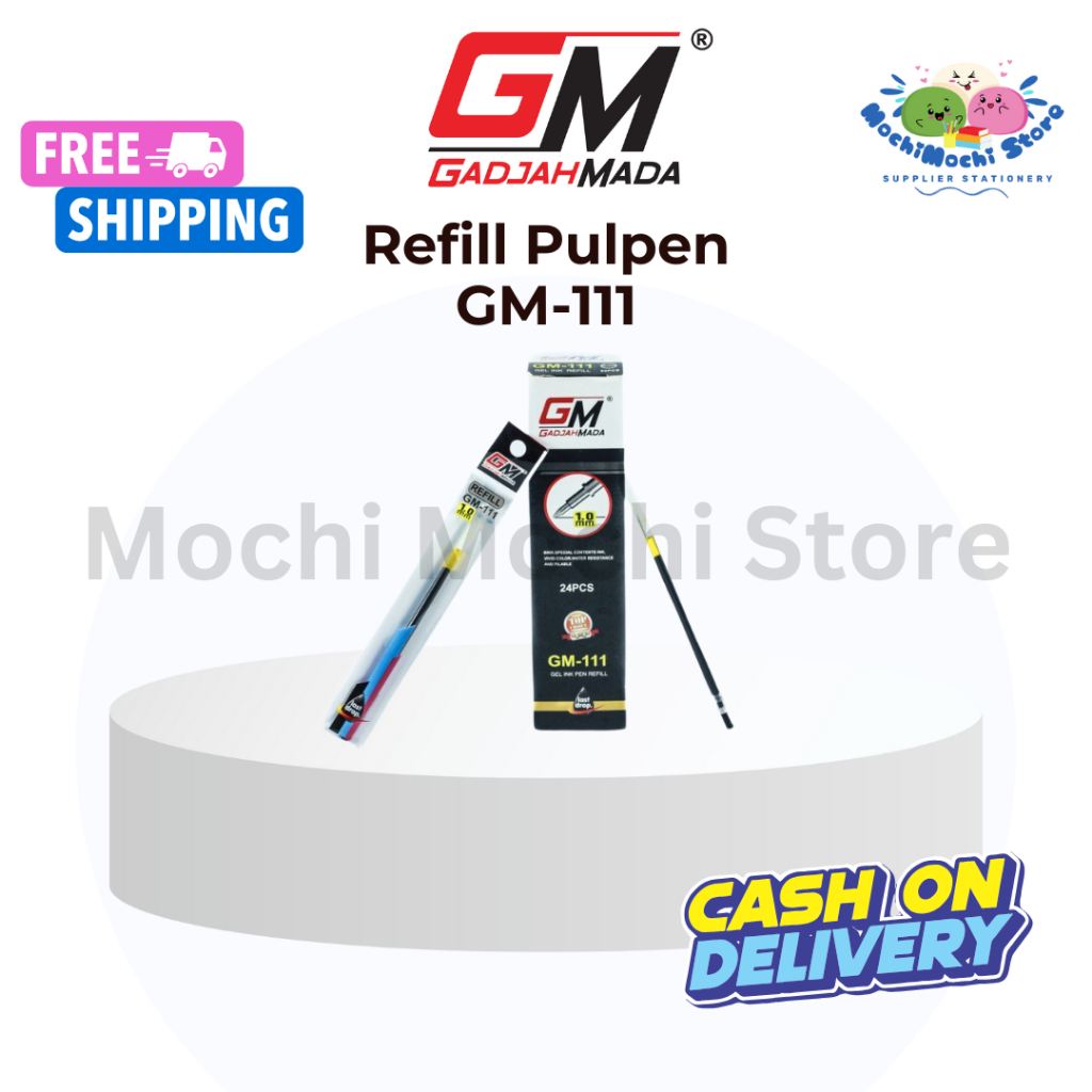 

PER 6 KOTAK Refill Pulpen GM-111 | Tinta 1.0mm Hitam | Isi Ulang Tinta Pulpen | Refill Gel Pen | Refill Isi Ulang Pulpen Gel 1.0mm Stationery