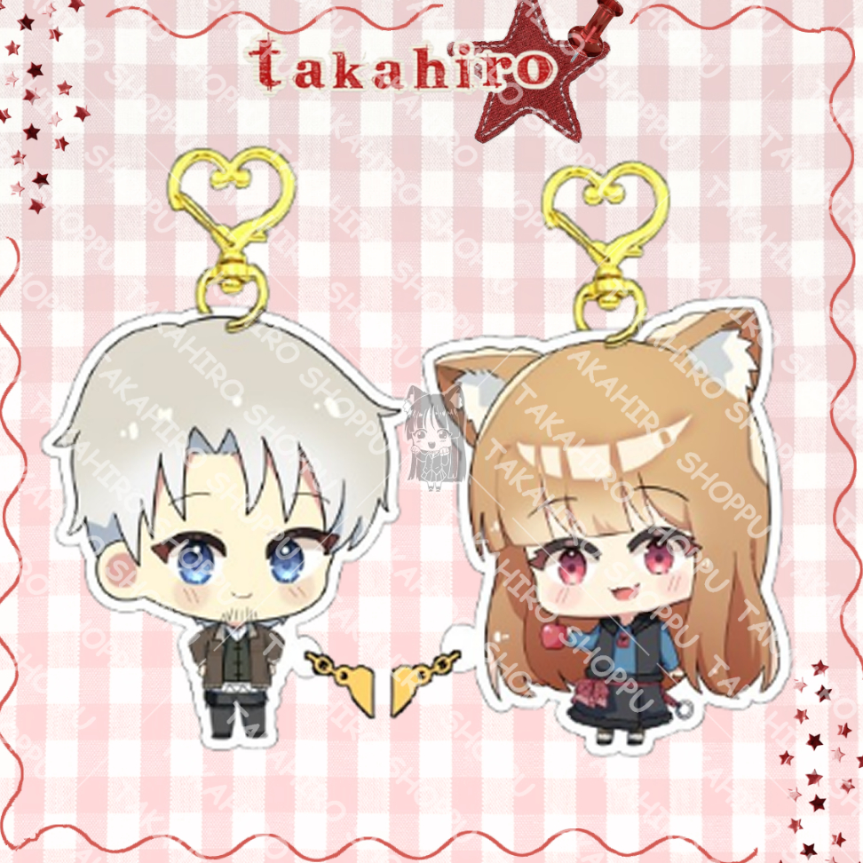 KEYCHAIN COUPLE SPICE AND WOLF