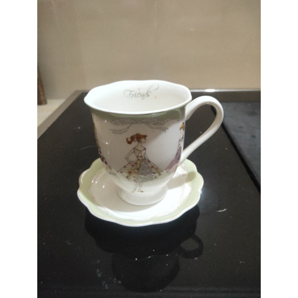 gelas/mug saucer saint james