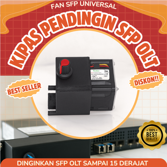 Kipas OLT Pendingin Fan SFP Universal VSOL Fiberhome HSGQ Hioso Nokia Raisecom Dasan Cisco ZTE Huawe
