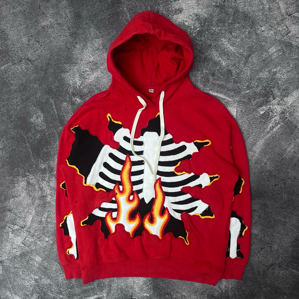 Hoddie Jacket Uniqlo Skeleton