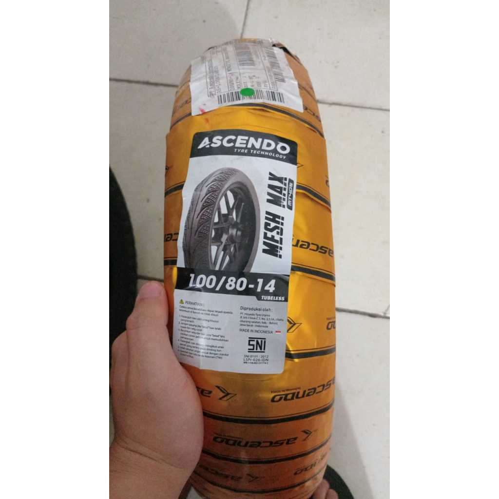 BAN LUAR ASCENDO100/80-14