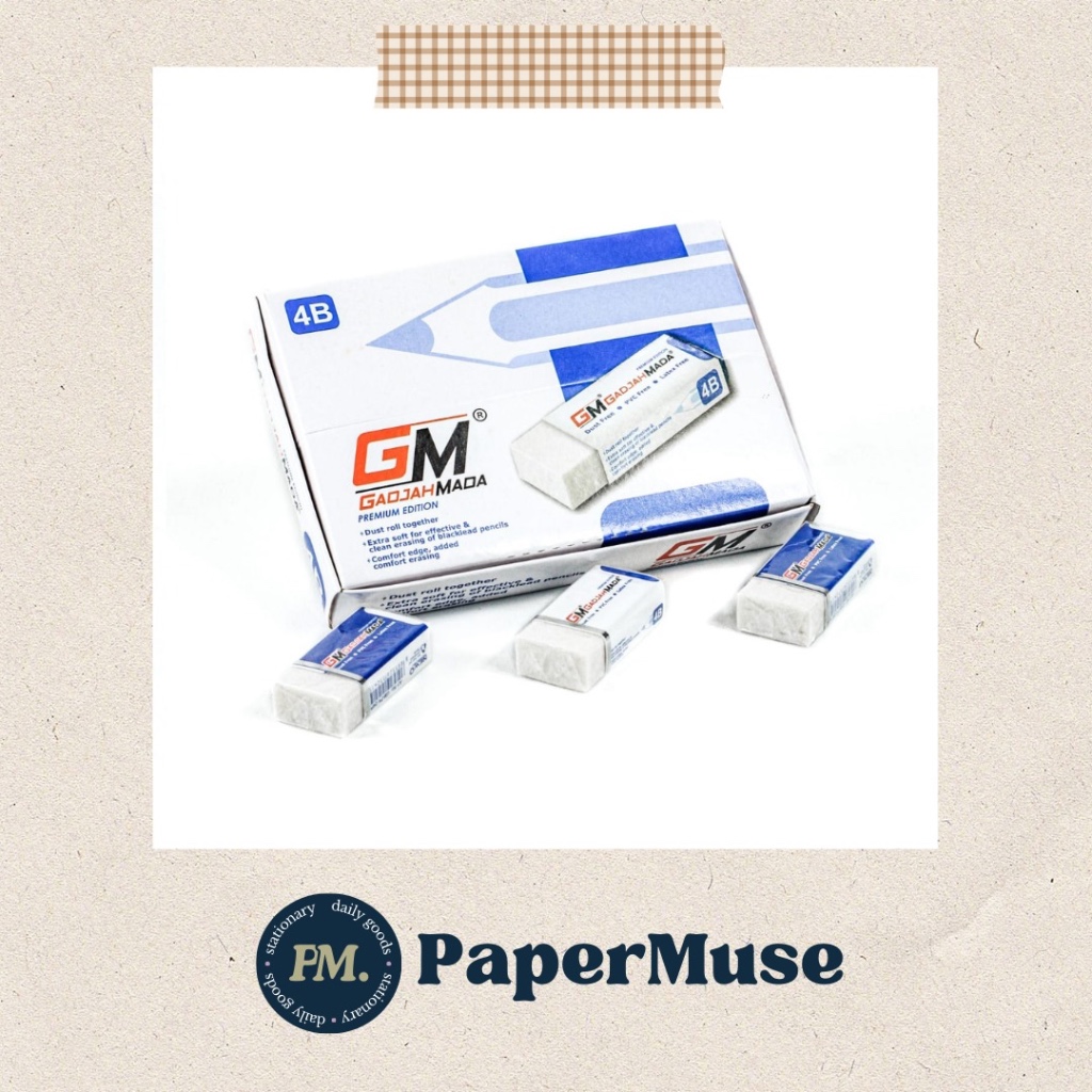 

Penghapus GM Besar Isi 25 PCS / Satu Box Penghapus Pensil Sekolah Kantor Murah