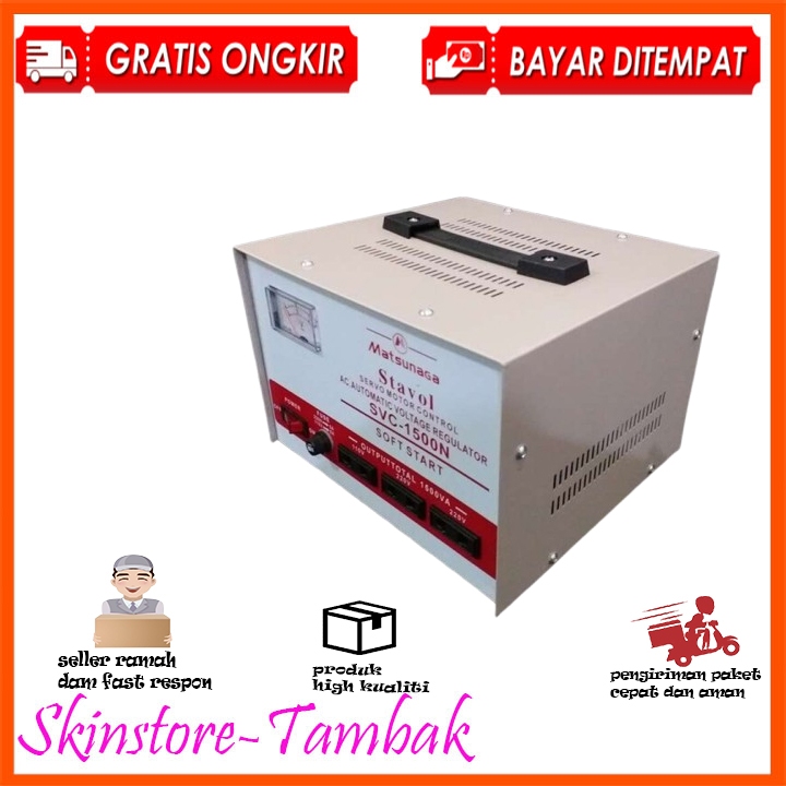 Stavol stabilizer Matsunaga 1500 watt - Matsunaga 1500 N - 1500 VA