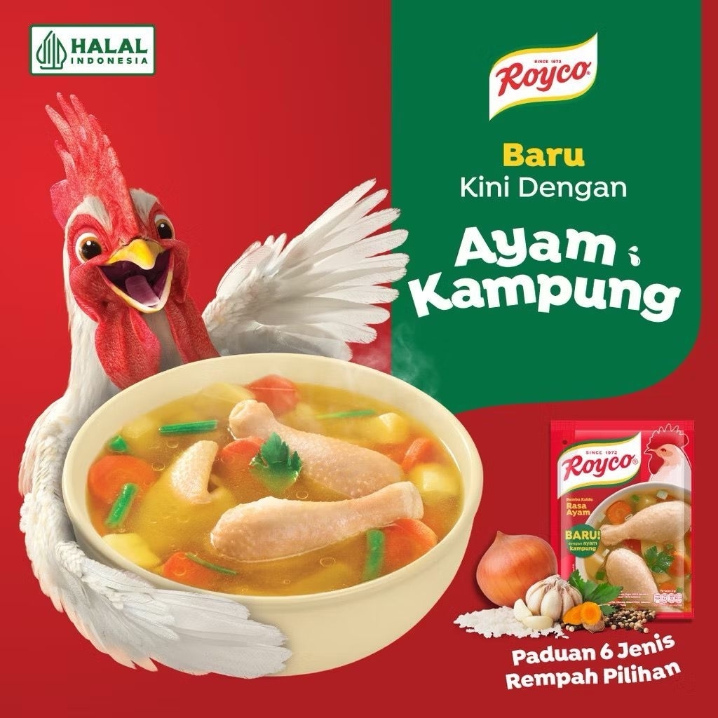 

Royco BUMBU KALDU Penyedap Makanan Penyedap Rasa Ayam dan Sapi Beryodium 220 Gram