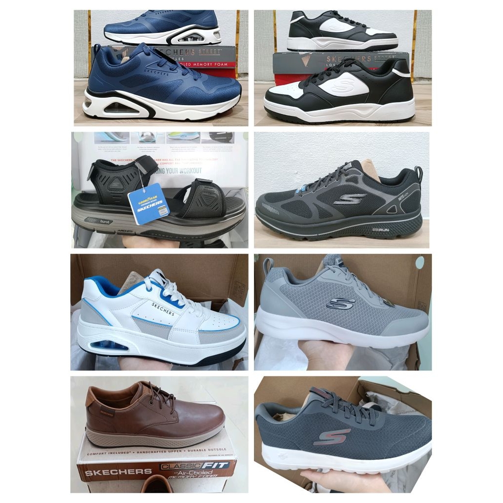SEPATU SKECHERS PRIA SIZE 45 45½ 46. ORIGINAL STORE RESMI