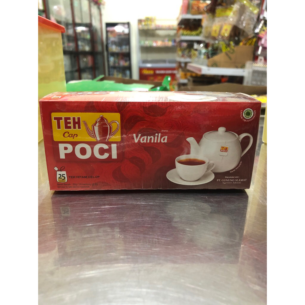 

TEH POCI VANILA 25 teh hitam celup