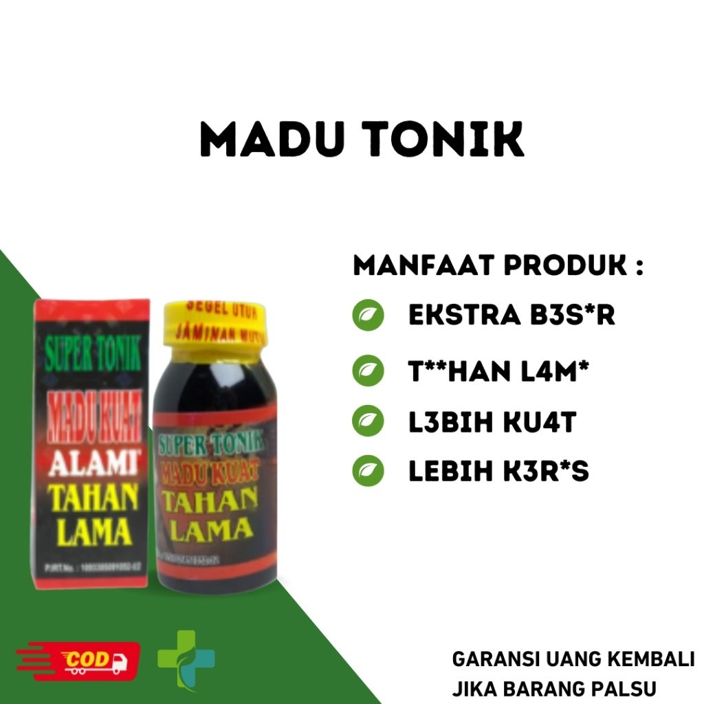 Madu Tonik Alami Madu Stamina Kuat Lama