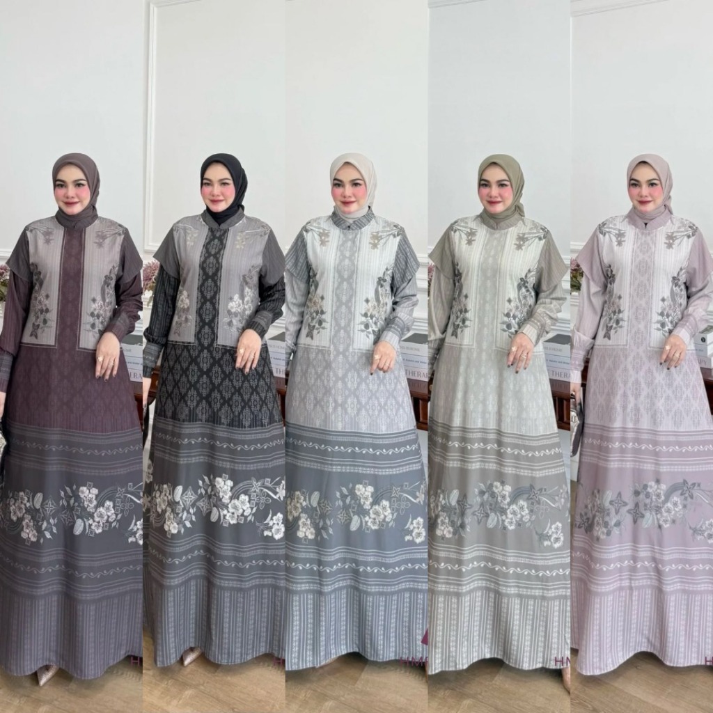 LuxuryFashion READY GAMIS DRESS WANITA ISABEL BY HMF LUXURY BEST SELLER