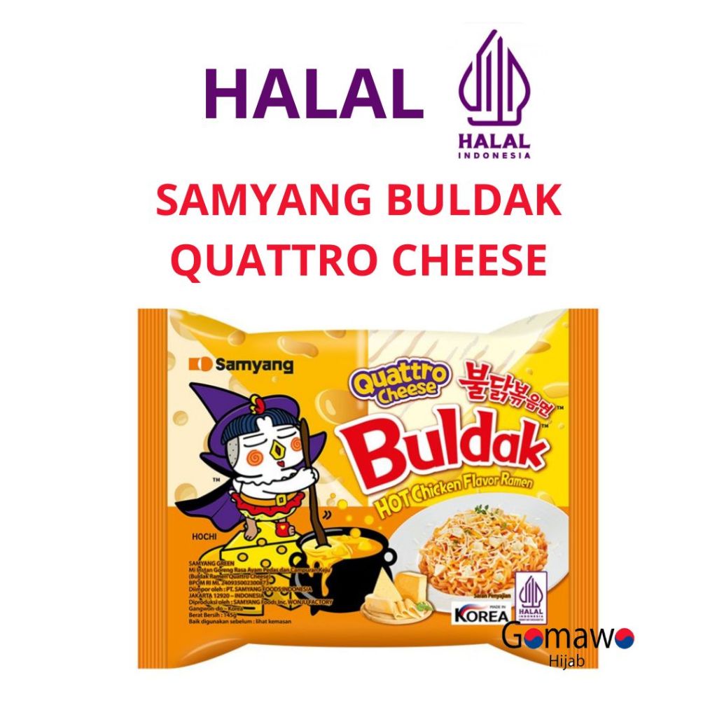 

MIE INSTAN SAMYANG BULDAK QUATTRO CHEESE HALAL