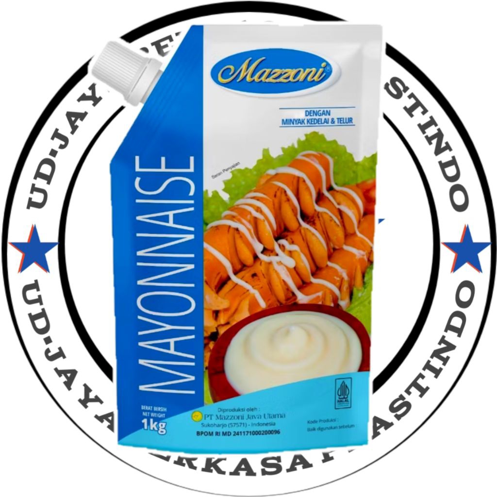 MAYONAISE 1KG/ MAYONES/ MAYO/ MAYONAISE ORIGINAL- MAZZONI TIDAK KALAH DENGAN MAMAYO ORIGINAL