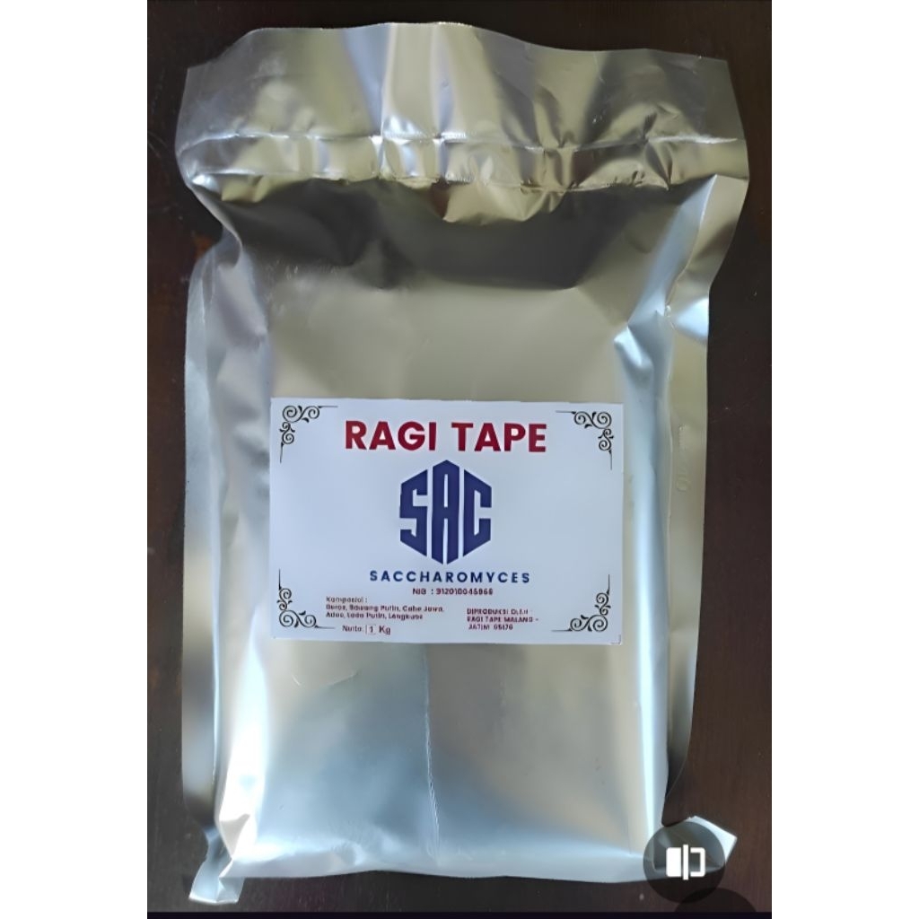Ragi tape SAC bubuk 1kg