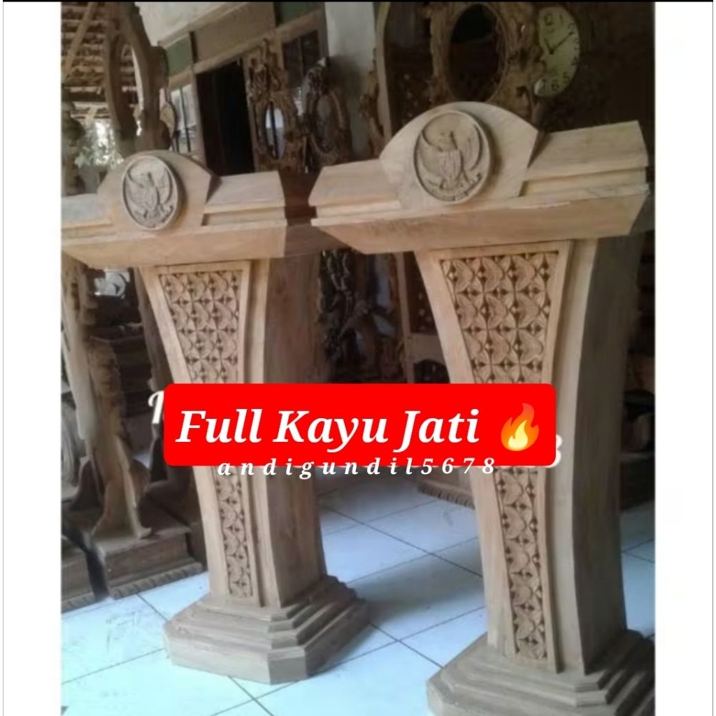 READY STOK Mimbar podium minimalis | podium presiden | podium Jokowi