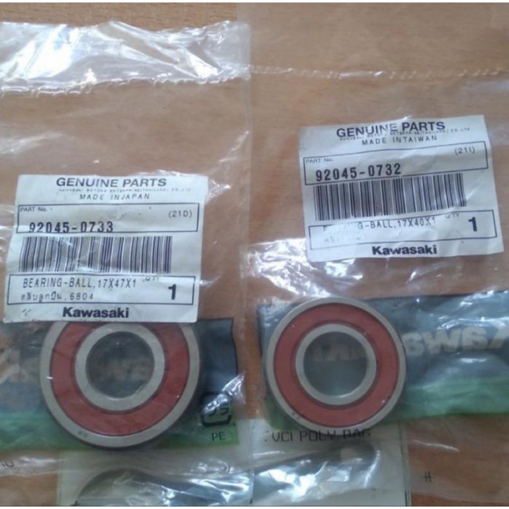 LAHER BEARING RODA BELAKANG NINJA 250FI Z250FI & NINJA 250 CARBU HARGA SEPASANG