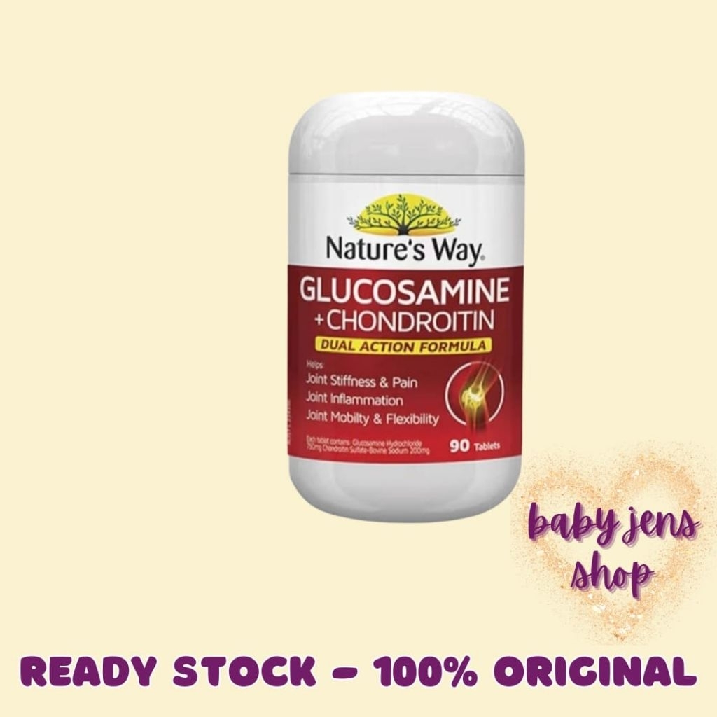 Nature's Way Glucosamine+ Chondroitin 90 Tablets Natures Way Australia