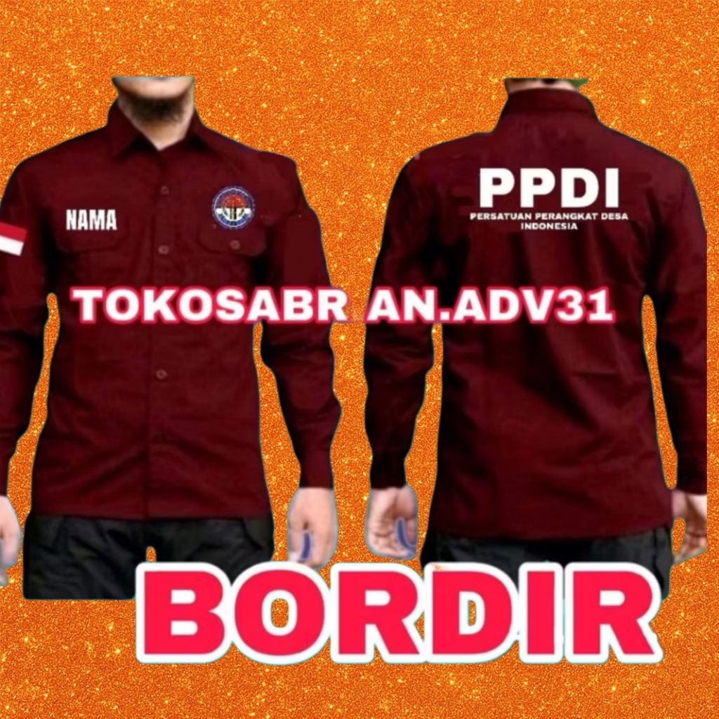 KEMEJA PPDI SERAGAM PPDI BAJU PPDI PDH KERJA PPDI KEMEJA PERANGKAT DESA