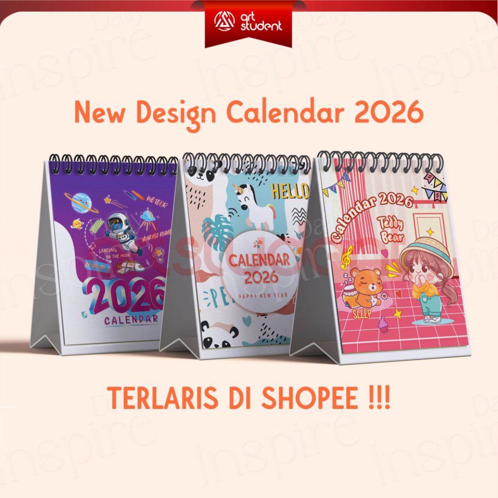 

KALENDER MEJA 2026 KALENDER SOUVENIR KALENDER MINI PORTABLE BANYAK VARIASI KALENDER MEJA MINI 2026
