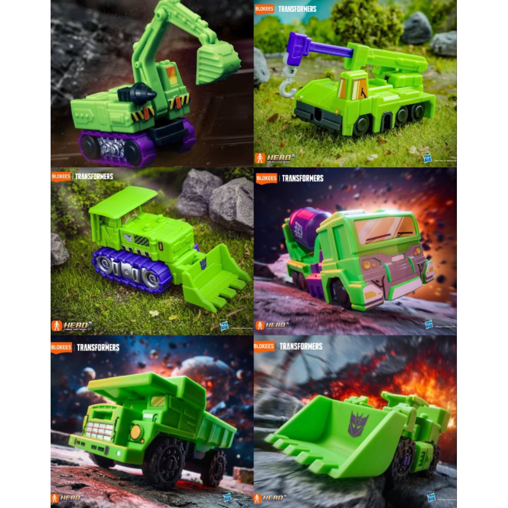 Defender Blokees Transformers Set Devastator Vehicle